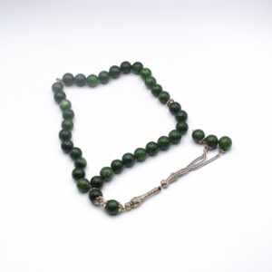 Tasbih Natural Crystal Nephrite Prayer Beads 10mm – 33 beads Misbaha