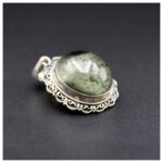 Vintage-Style Handmade Himalayan Chlorite Pendant – Natural & Timeless Jewellery