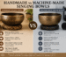 handmade vs machine-made singing bowls