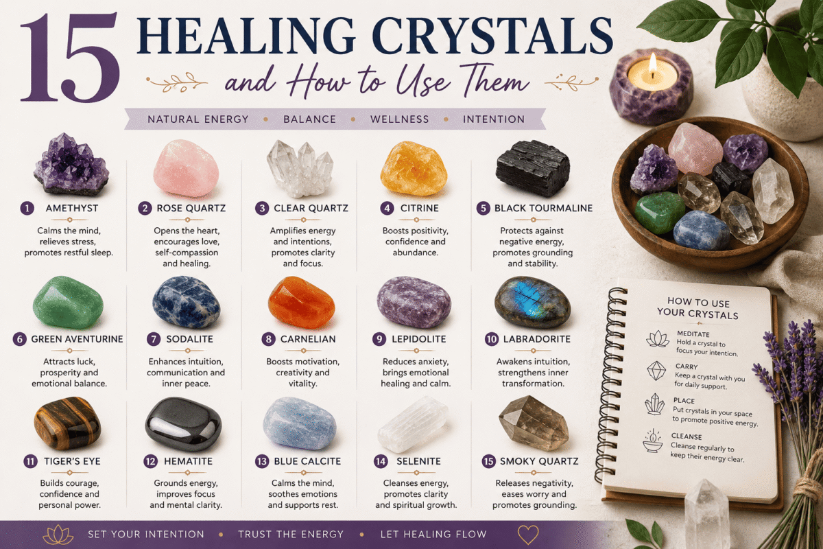 healing crystals and how to use them