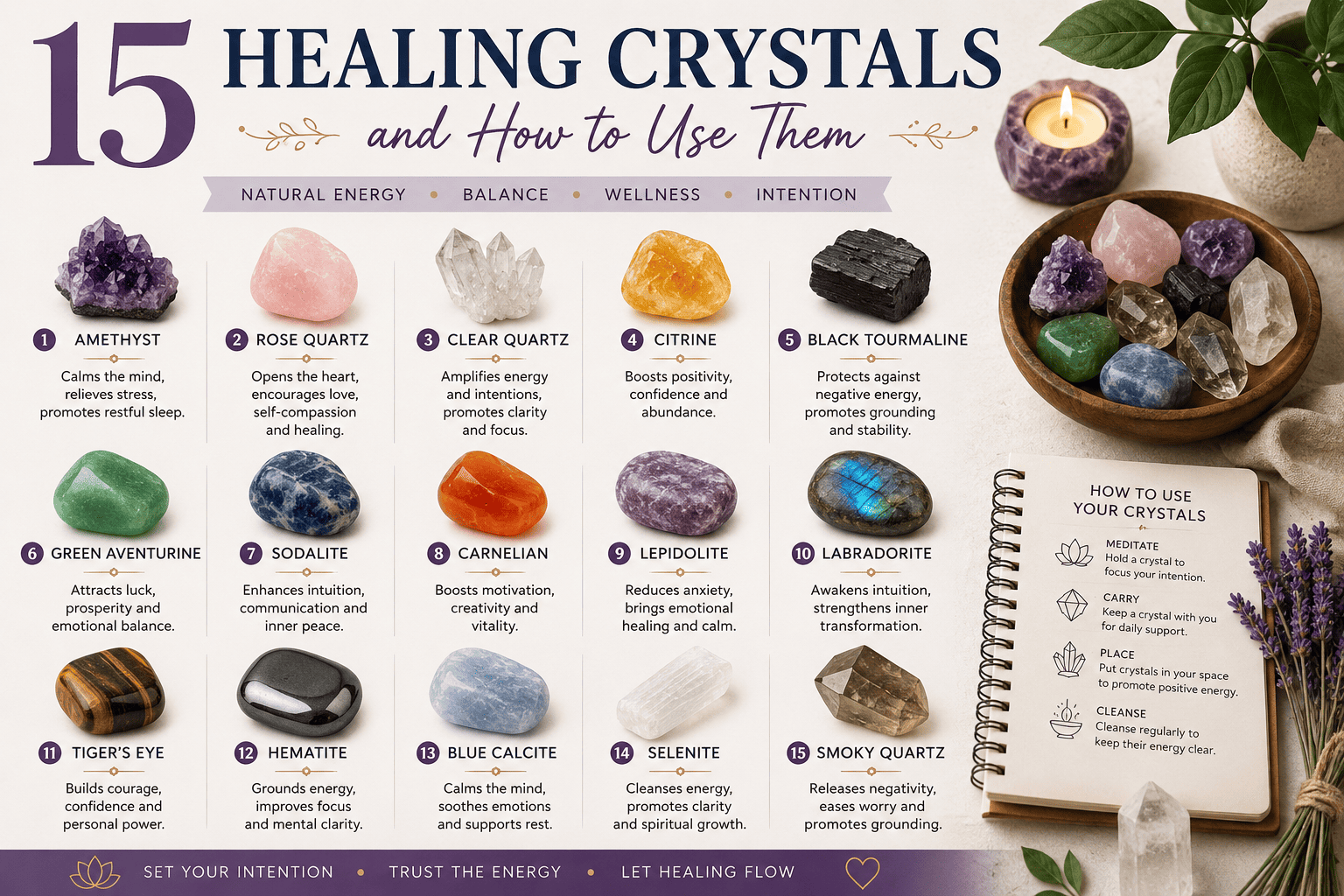 healing crystals and how to use them