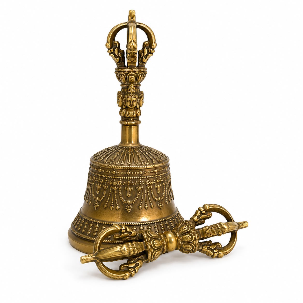 WhatsApp Image 2026-07-30 at 11.09.52 PM Authentic Himalayan Vajra and Ghanta Set - Image 1