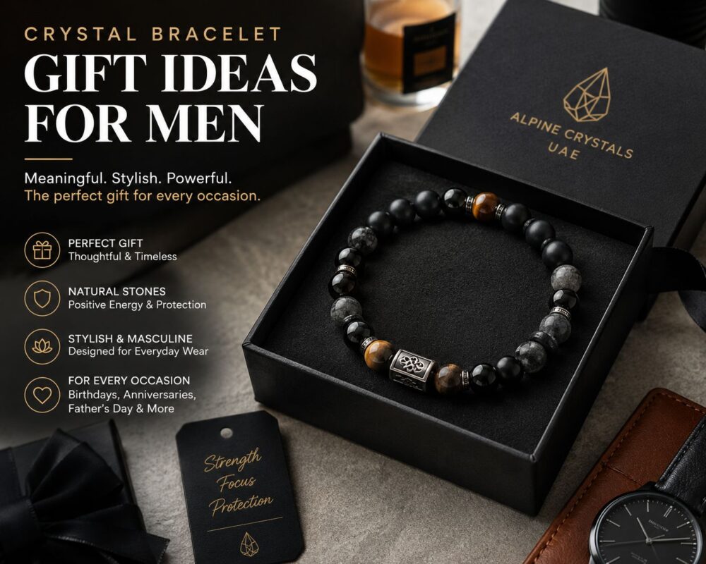 crystal bracelet gift ideas for men
