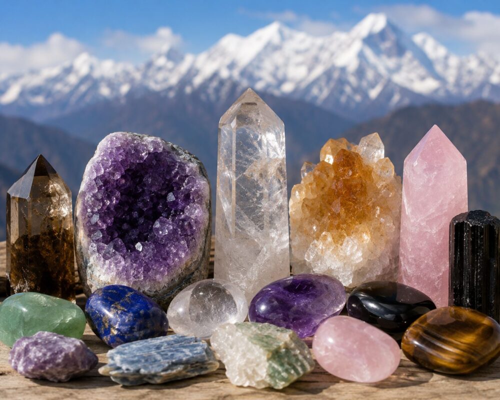natural Himalayan crystals