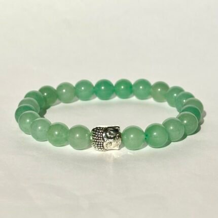 Natural Sacred Green Aventurine Buddha Bracelet