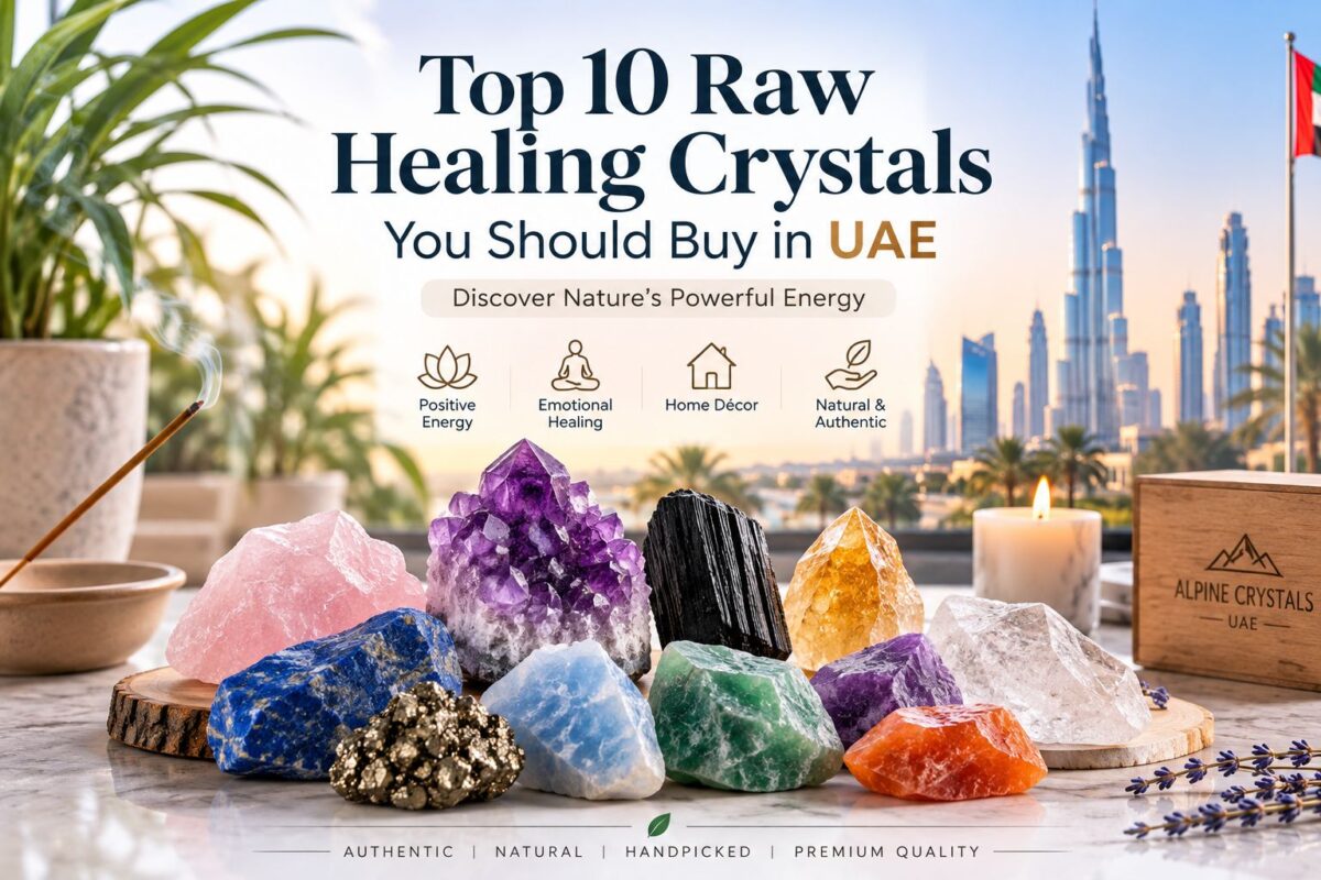 raw healing crystals