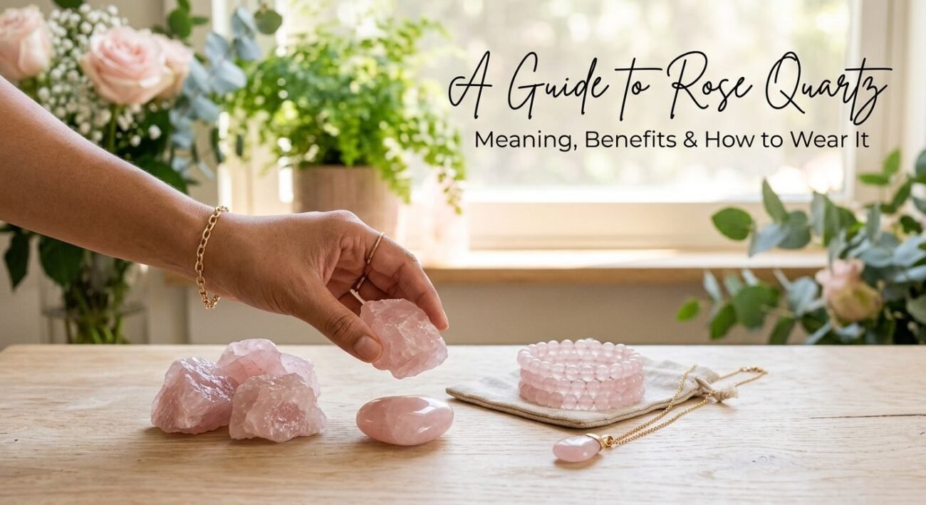 rose quartz crystal