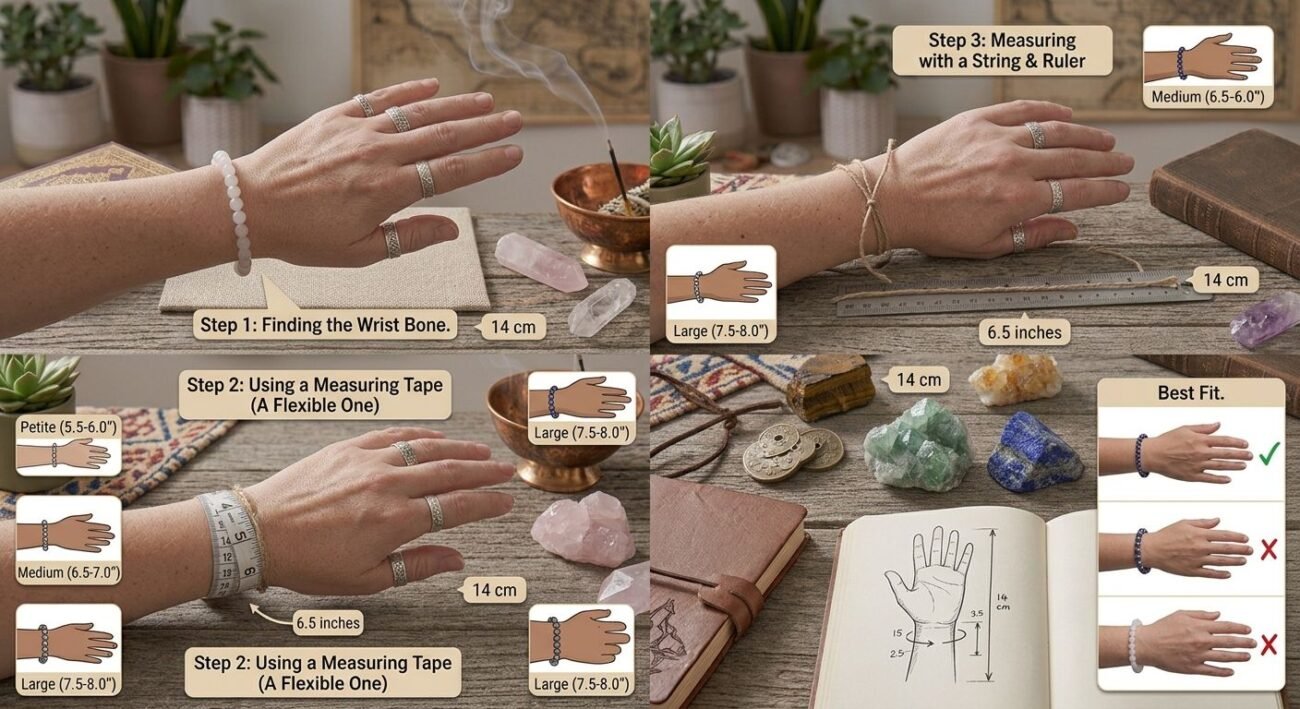 Crystal Bracelet Size Guide