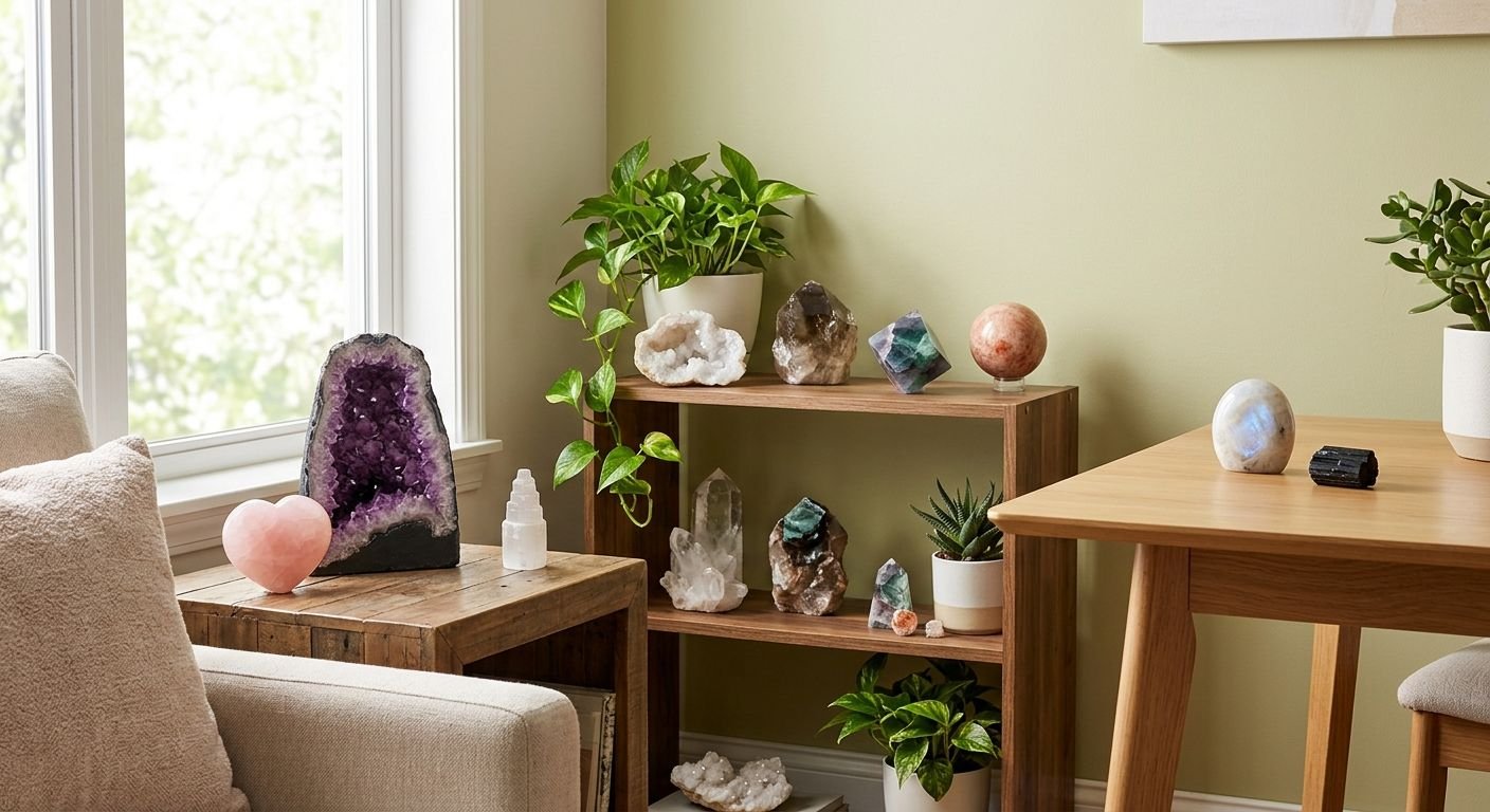 where to place crystals in your home