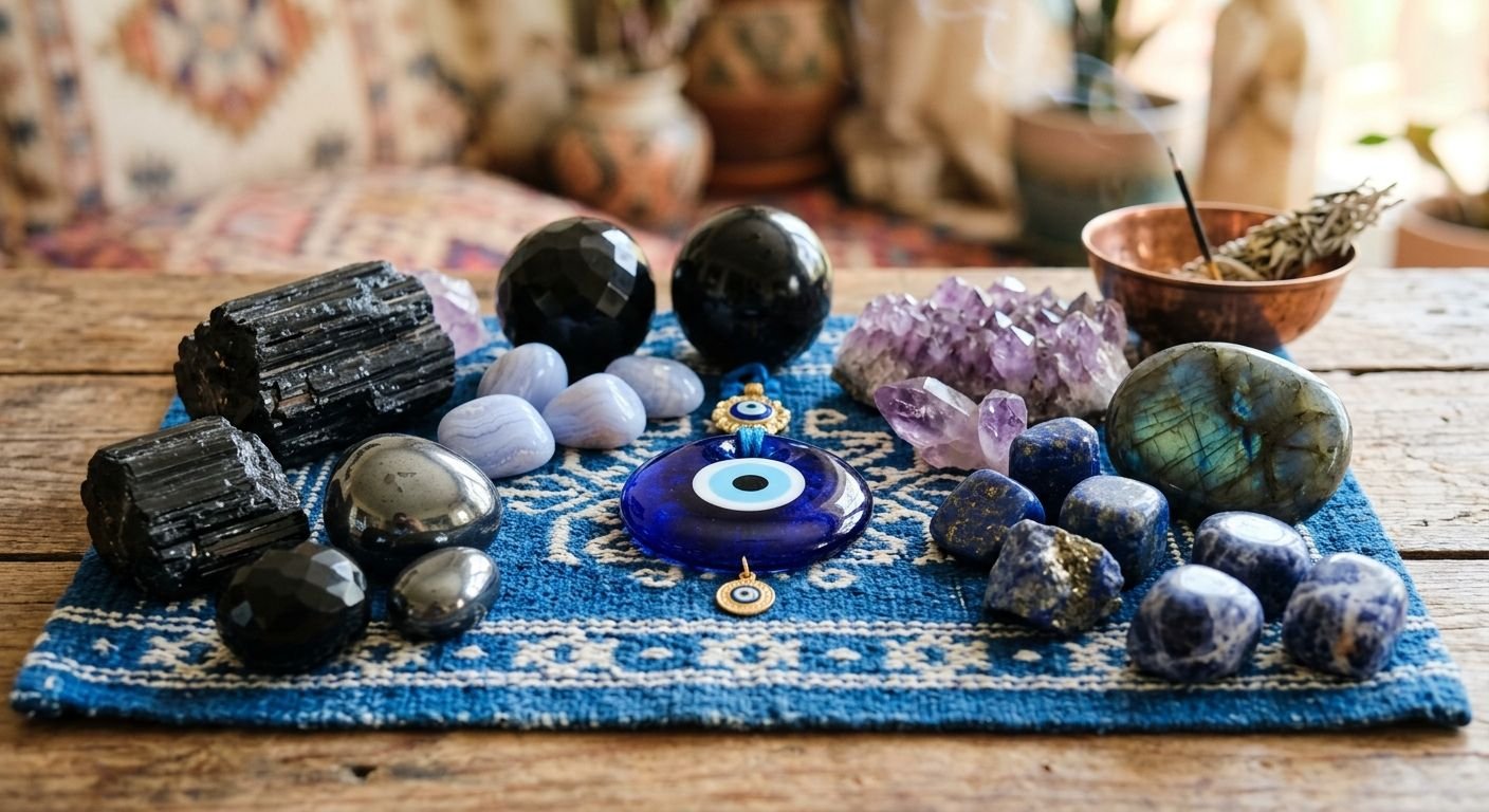 Crystals for the Evil Eye