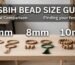 tasbih bead size