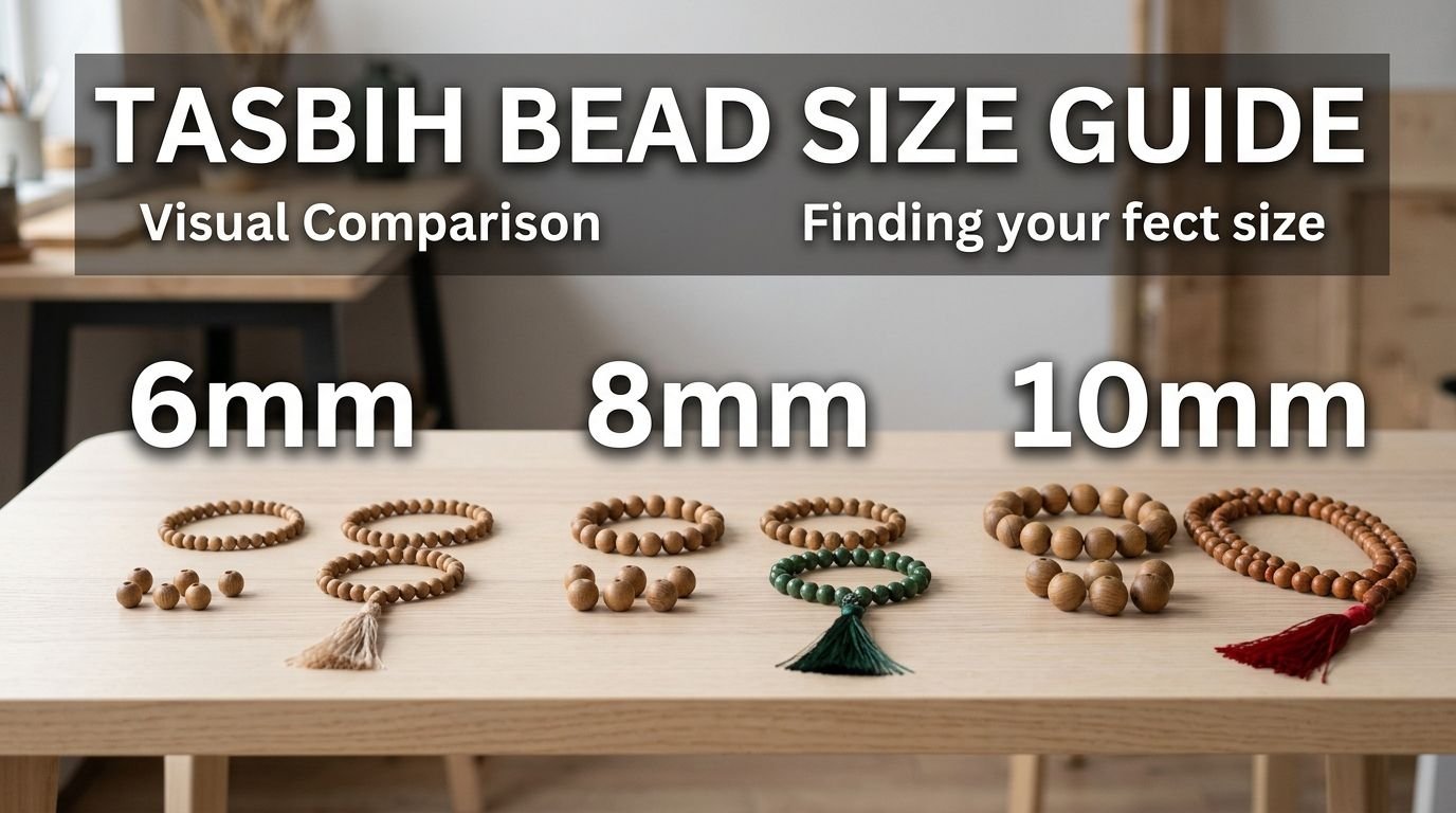 tasbih bead size